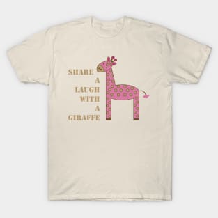 Abigail's Safari Giraffe Lispe T-Shirt